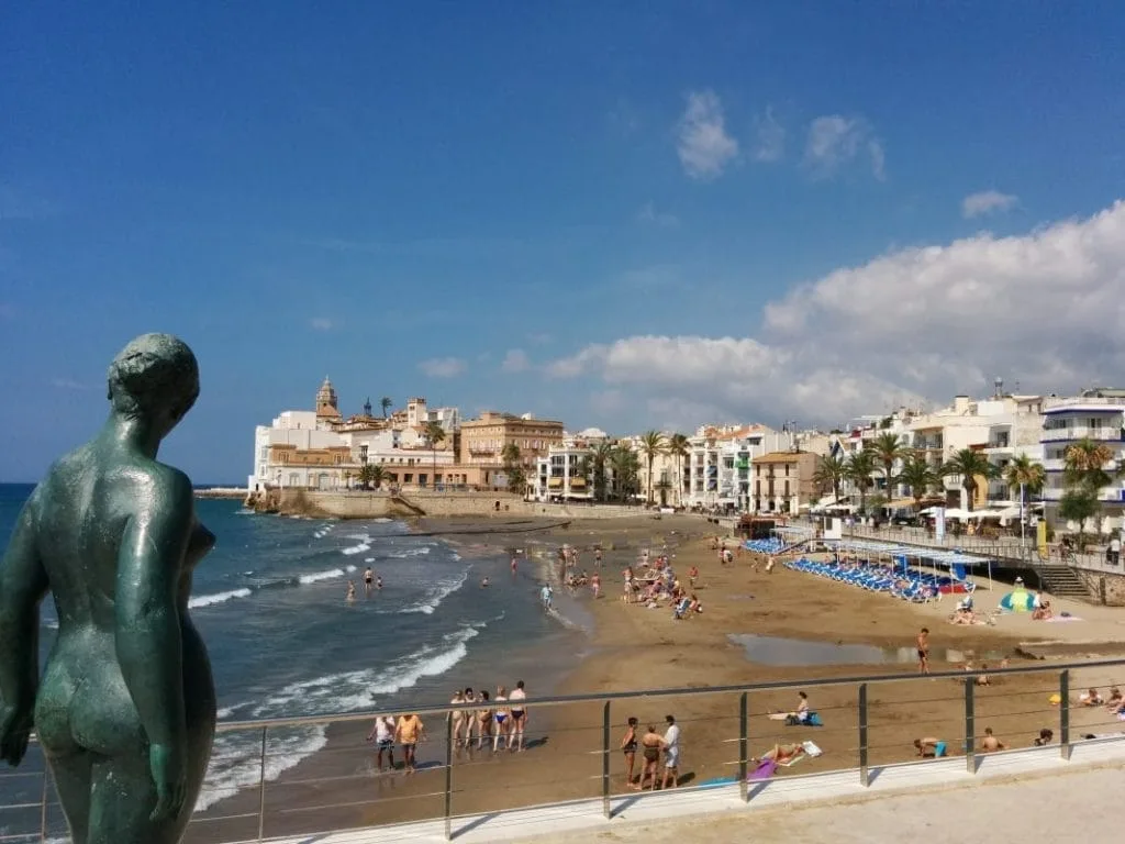 Beach In Sitges Festival Barcelona