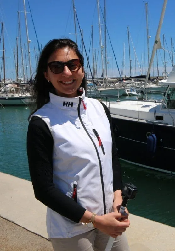 Chiara in posa al sole