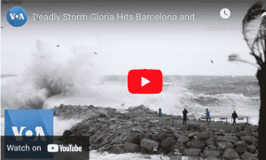 Storm in Barcelona Weather best time to visit