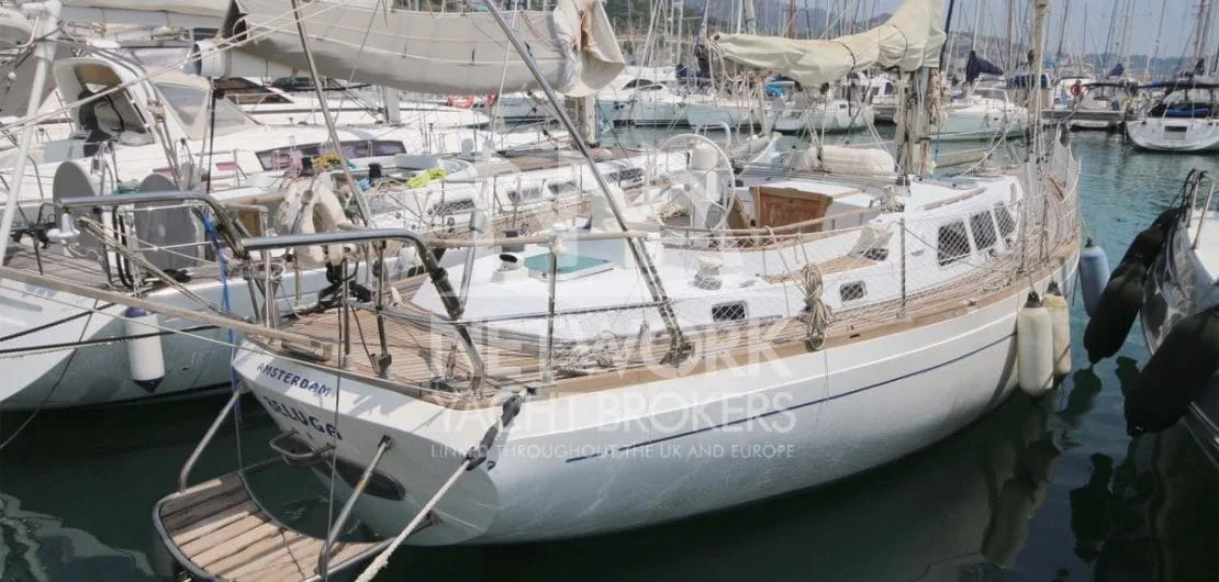 Northwind Yacht Schönes Teakdeck und elegant