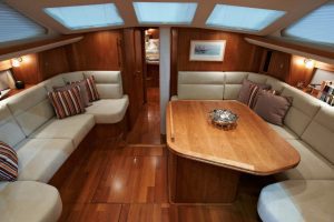 Sailing Yacht Oyster 54 For sale plan sea Saloon