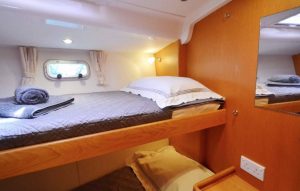 Bunk beds Sailing Yacht Oyster 54 For sale plan sea