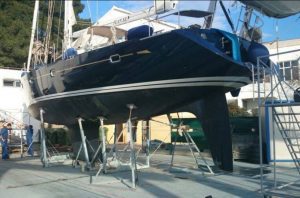 Boat yard Sailing Yacht Oyster 54 For sale plan sea