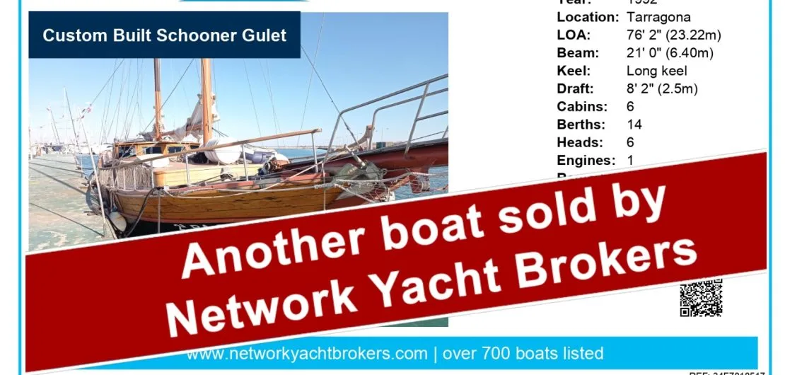 SOLD SCHOONER